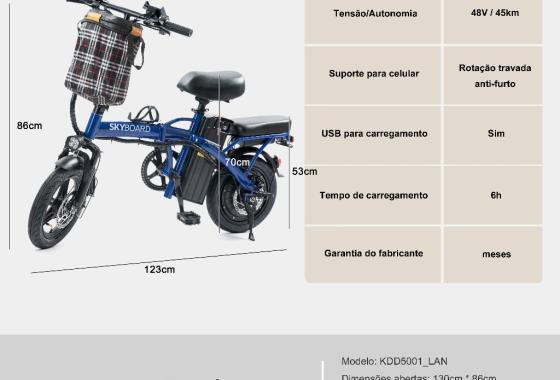 [Bicicleta Elétrica keyboard automática]