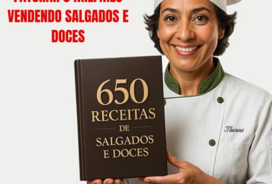 [? 650 Receitas de Salgados e Doces Por Fabio Miranda]