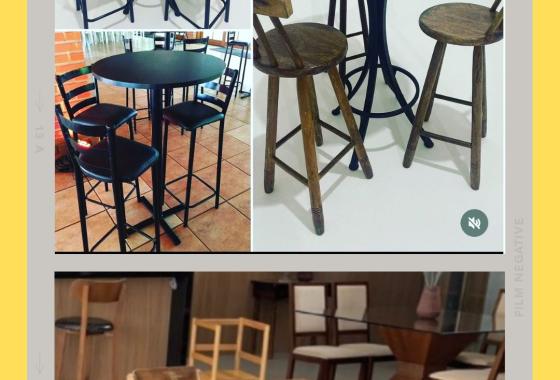 [Locação de mesas e banquetas de bistro em Maringá]