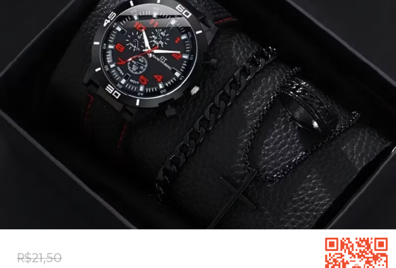 [Confira Relógio Esportivo Masculino Resistente À Água , Leve , Pulseir]