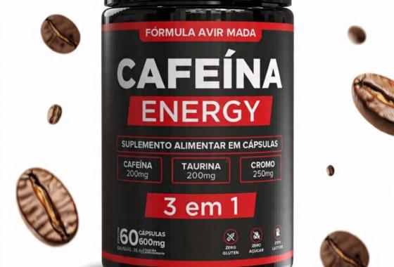 [ENERGY  Suplemento alimentar natural - CAFEÍNA & TAURINA 3 em 1]