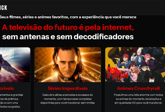[CineFlick - Conteúdo ilimitado por um valor que cabe no seu bolso!]
